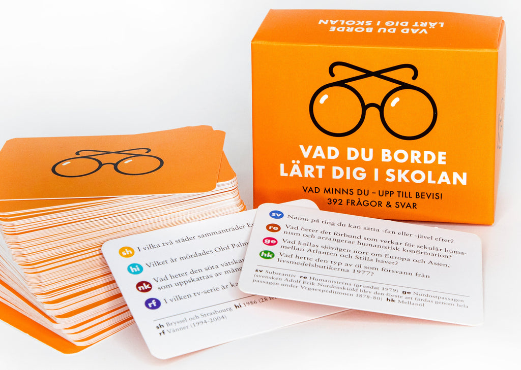 Vad du borde lärt dig i skolan - spel